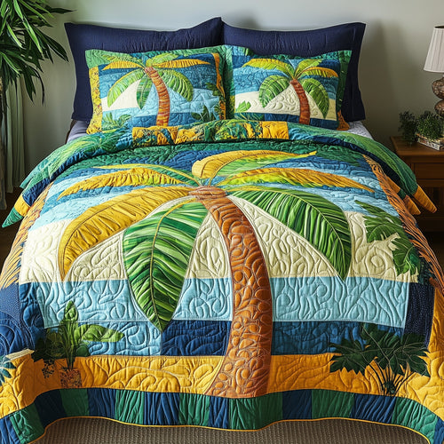 Tropical Dream 3-Piece Quilted Bedding Set GFTONL4734