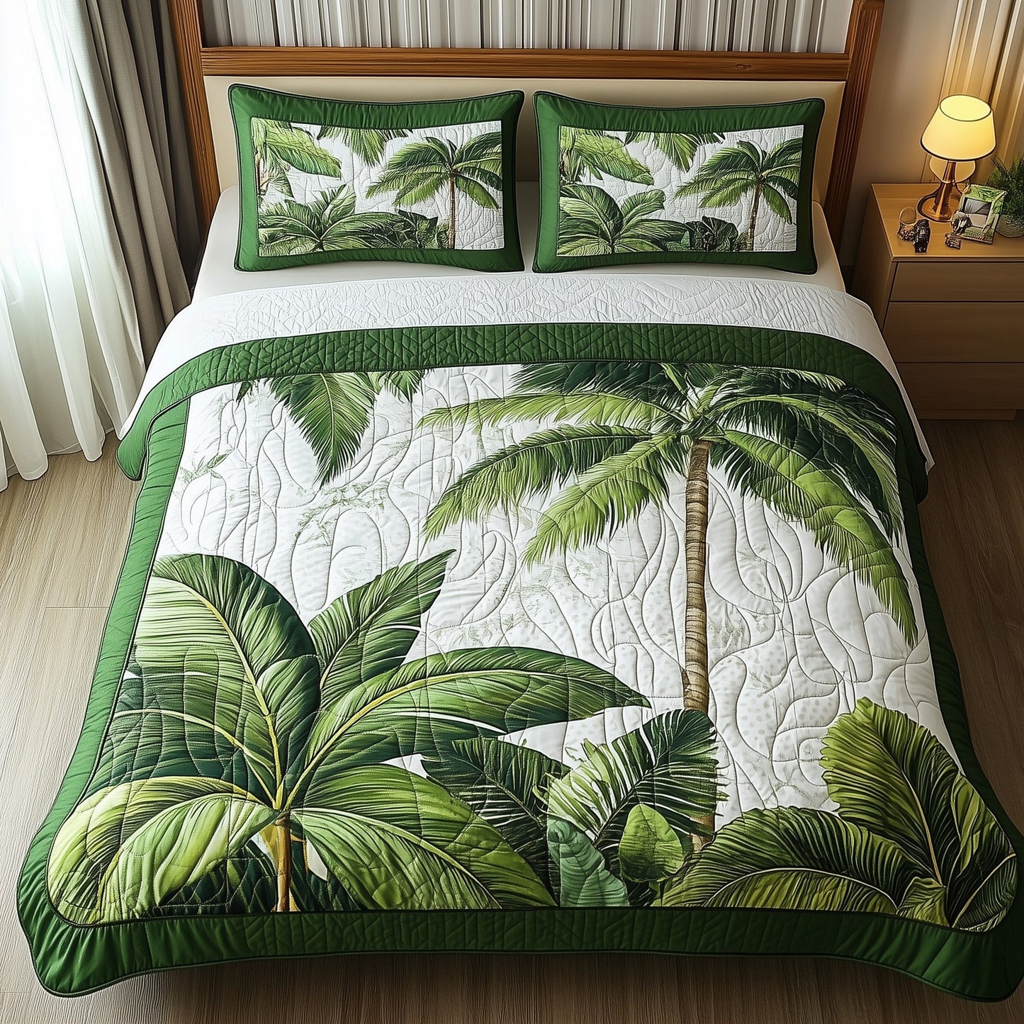 Tropical Dream 3-Piece Quilted Bedding Set GFTONL4736