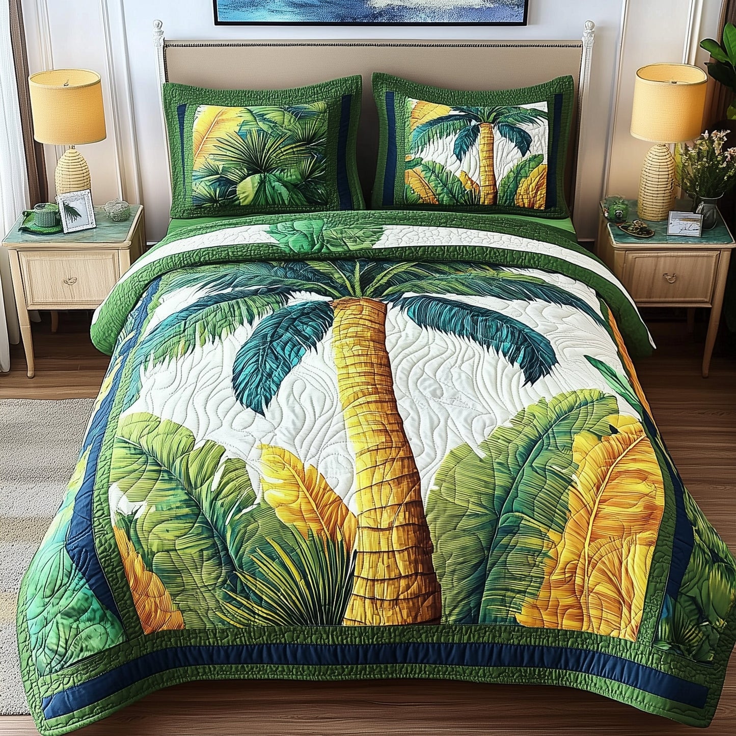 Tropical Heaven 3-Piece Quilted Bedding Set GFTONL4739