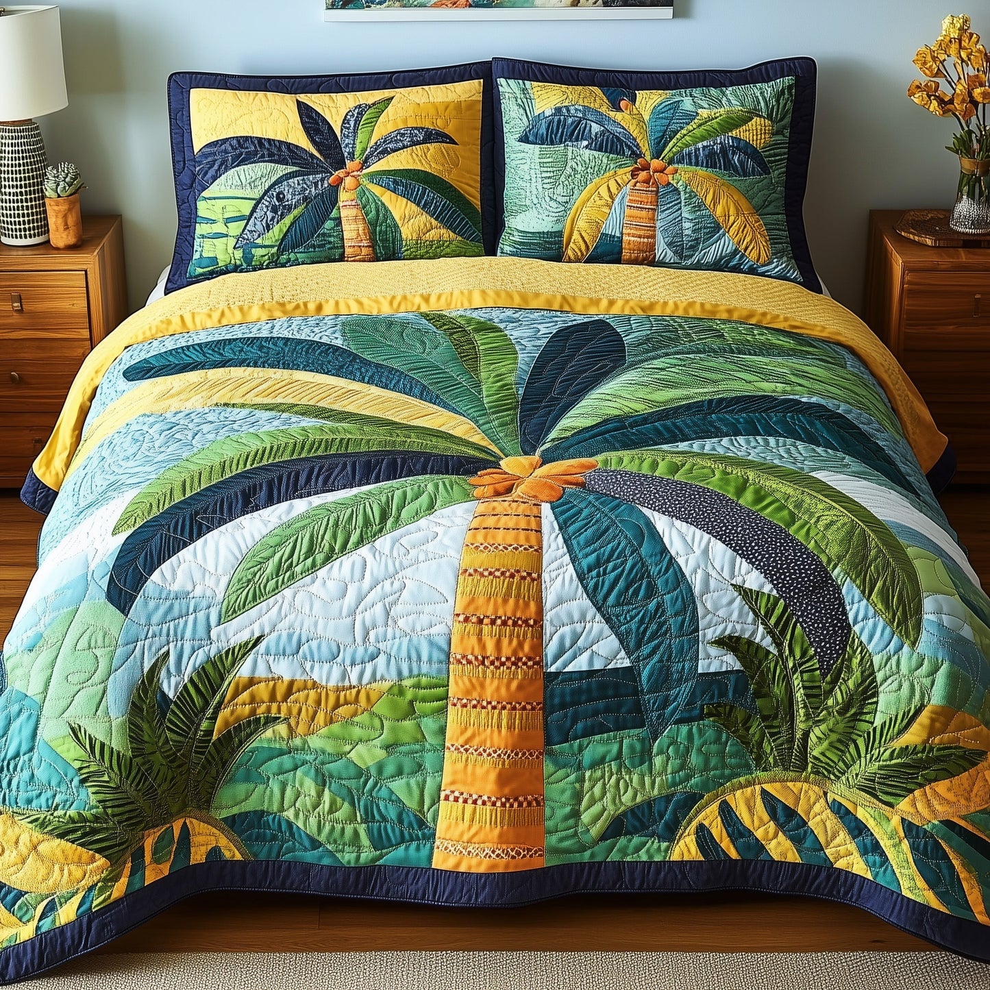 Tropical Heaven 3-Piece Quilted Bedding Set GFTONL4741