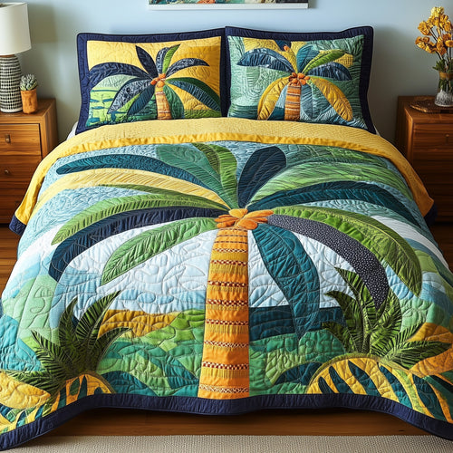 Tropical Heaven 3-Piece Quilted Bedding Set GFTONL4741