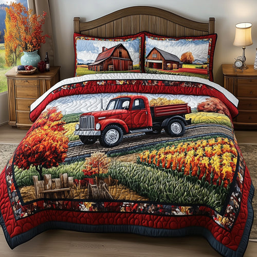 Rustic Farm 3-Piece Quilted Bedding Set GFTONL4761