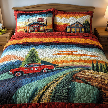 Route 66 3-Piece Quilted Bedding Set GFTONL4771