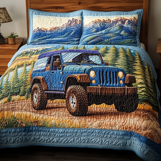 Rugged Adventure 3-Piece Quilted Bedding Set GFTONL4774