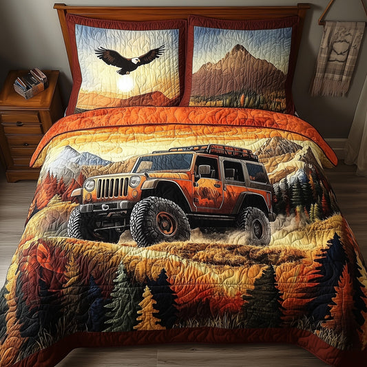 Off-Road Legend 3-Piece Quilted Bedding Set GFTONL4775