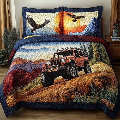 Off-Road Legend 3-Piece Quilted Bedding Set GFTONL4777
