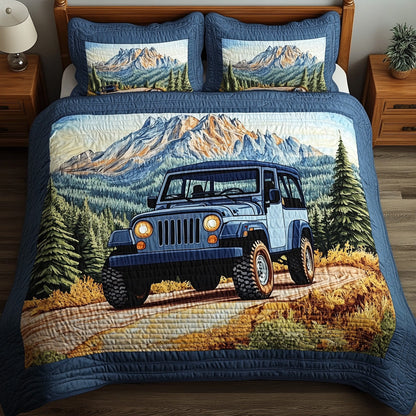 Off-Road Life 3-Piece Quilted Bedding Set GFTONL4778
