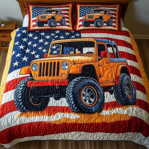 American Adventure 3-Piece Quilted Bedding Set GFTONL4780