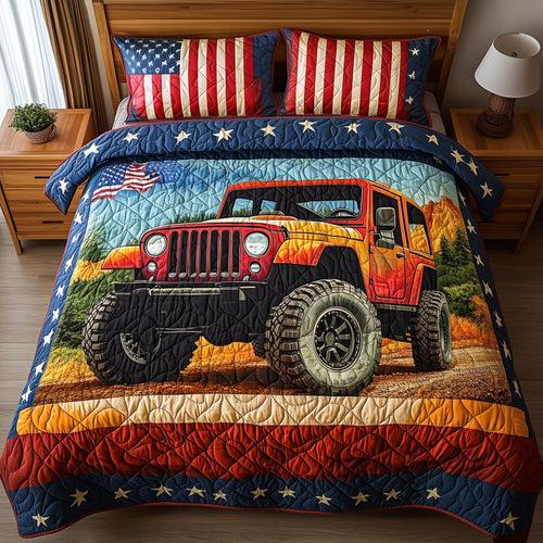 Rugged Adventure 3-Piece Quilted Bedding Set GFTONL4785