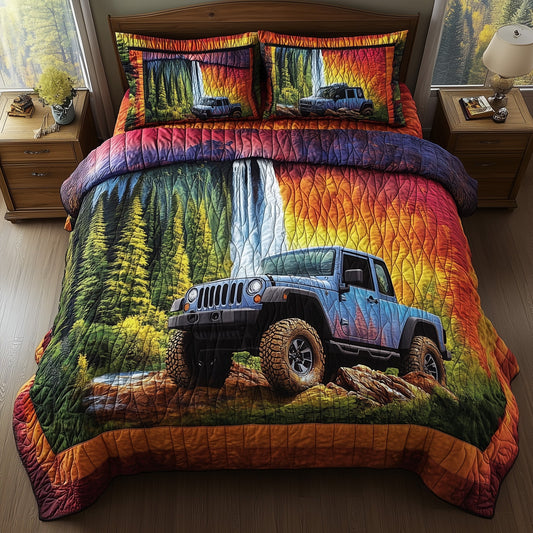Forest Legend 3-Piece Quilted Bedding Set GFTONL4787