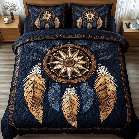 Dreamcatcher 3-Piece Quilted Bedding Set GFTONL4800