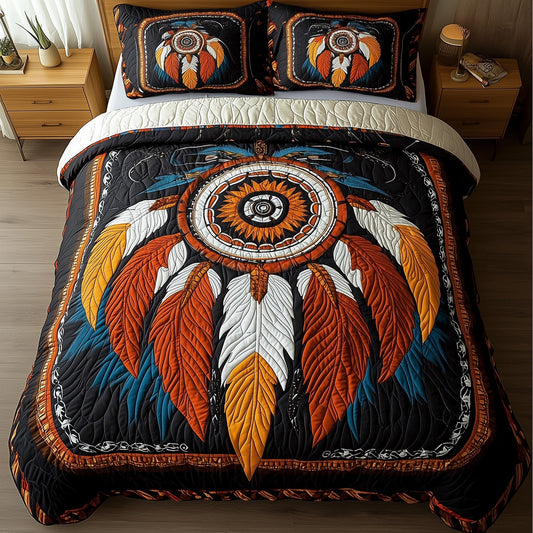 Dreamcatcher 3-Piece Quilted Bedding Set GFTONL4801