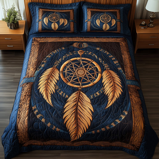 Dreamcatcher 3-Piece Quilted Bedding Set GFTONL4803