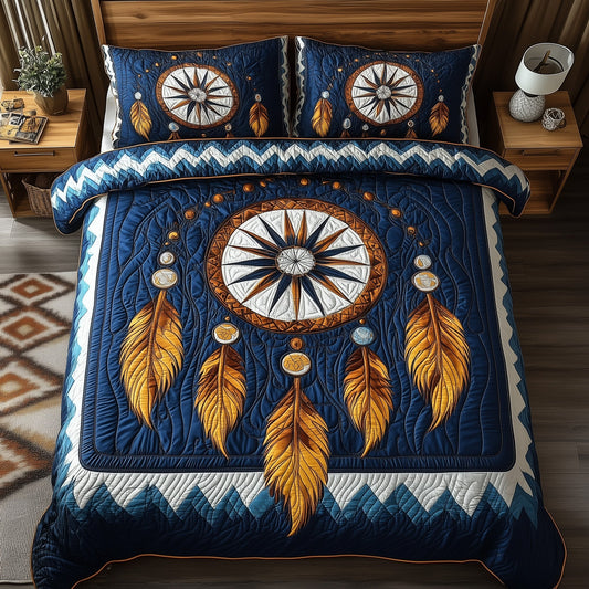 Dreamcatcher 3-Piece Quilted Bedding Set GFTONL4804
