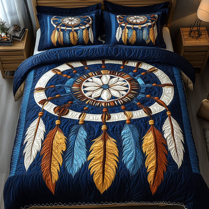 Dreamcatcher 3-Piece Quilted Bedding Set GFTONL4805