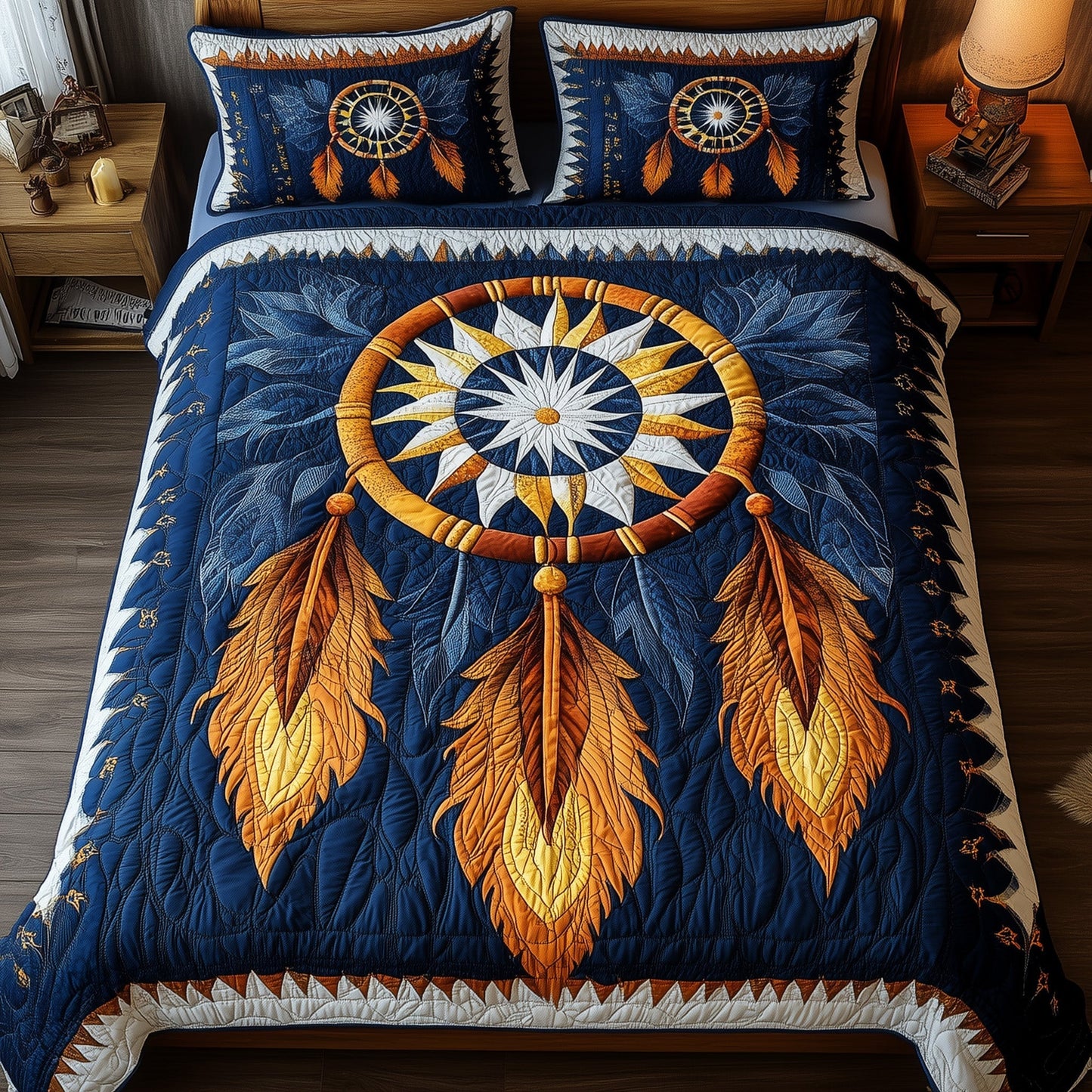 Dreamcatcher 3-Piece Quilted Bedding Set GFTONL4809