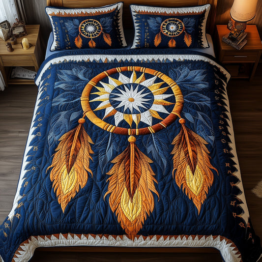 Dreamcatcher 3-Piece Quilted Bedding Set GFTONL4809