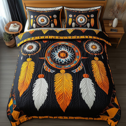 Dreamcatcher 3-Piece Quilted Bedding Set GFTONL4811