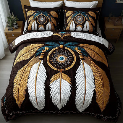 Dreamcatcher 3-Piece Quilted Bedding Set GFTONL4812