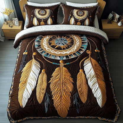 Dreamcatcher 3-Piece Quilted Bedding Set GFTONL4813