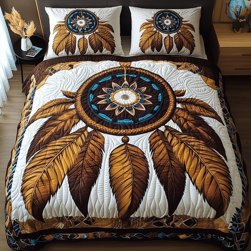 Dreamcatcher 3-Piece Quilted Bedding Set GFTONL4814