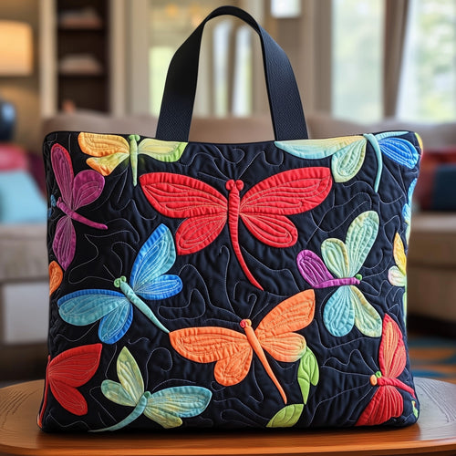 Dragonfly Charm Quilted Tote Bag GFTONL4849