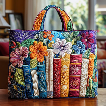 Bookworm Quilted Tote Bag GFTONL4867