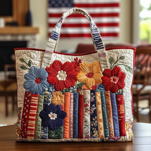 Bookworm Quilted Tote Bag GFTONL4873