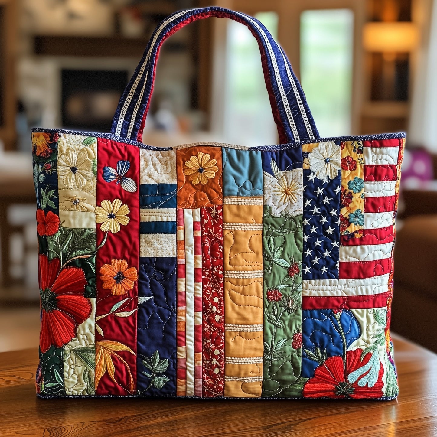 Book Bliss Quilted Tote Bag GFTONL4875