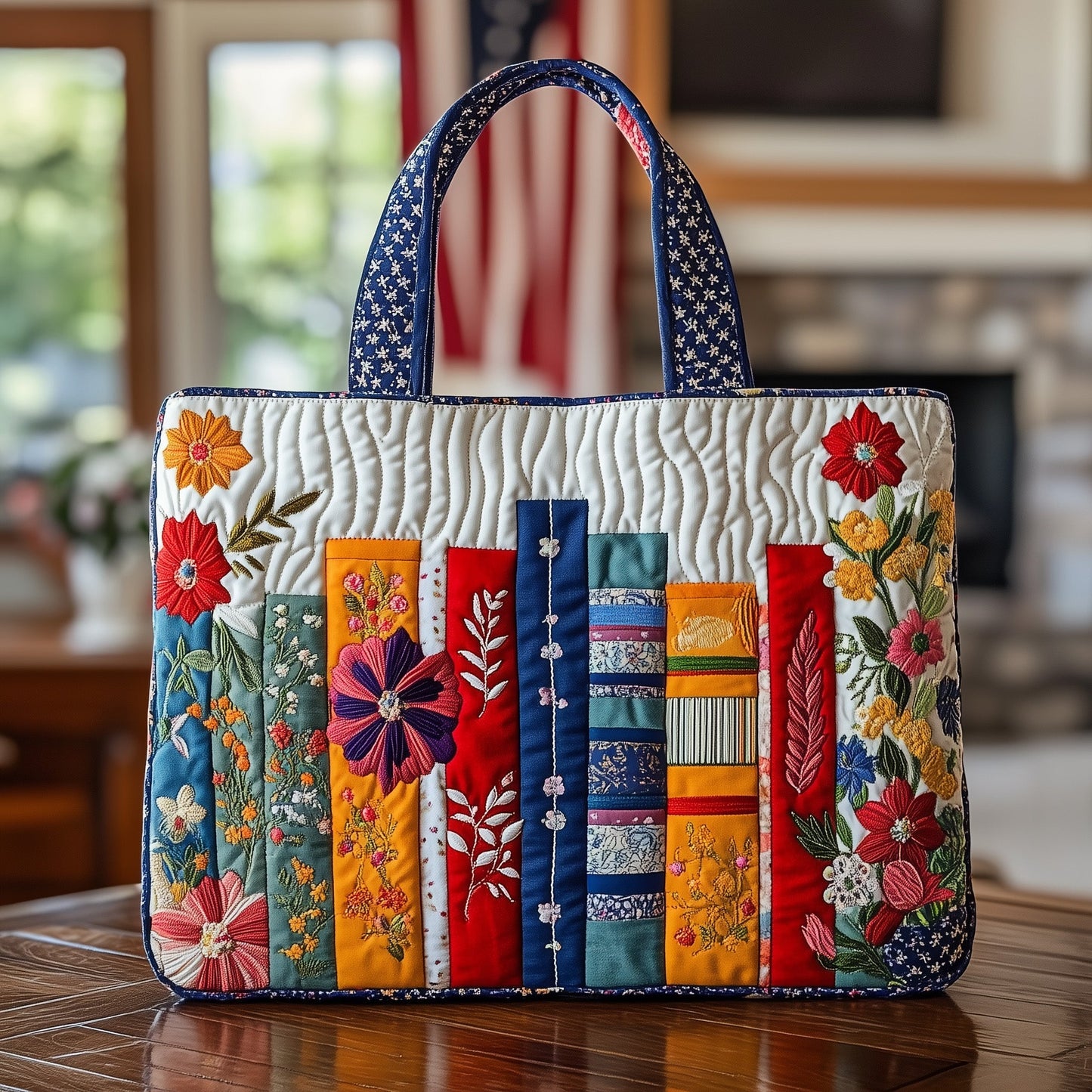 Book Bliss Quilted Tote Bag GFTONL4877