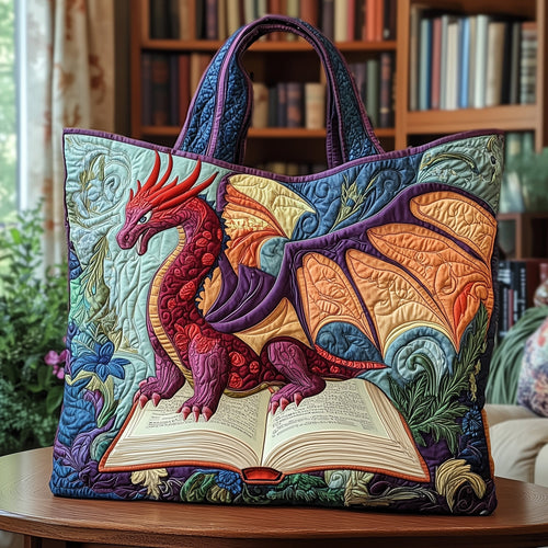 Dragon Quilted Tote Bag GFTONL4880