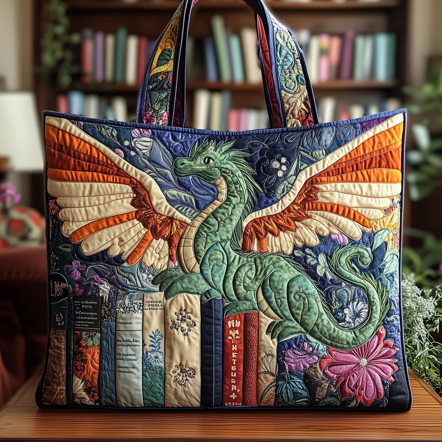 Treasure Guardian Quilted Tote Bag GFTONL4885