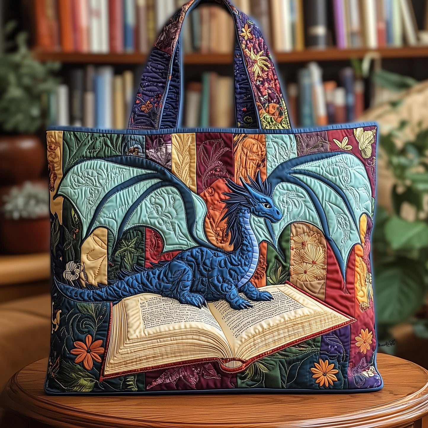 Treasure Guardian Quilted Tote Bag GFTONL4889