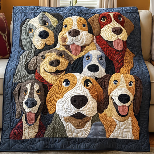 Funky Dog Quilted Blanket GFTONL4894