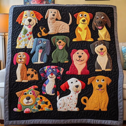 Dog Vibe Quilted Blanket GFTONL4897