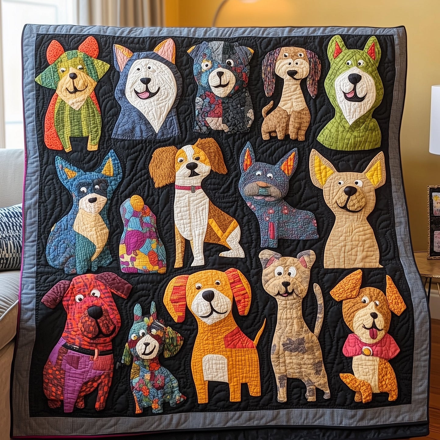 Dog Vibe Quilted Blanket GFTONL4899
