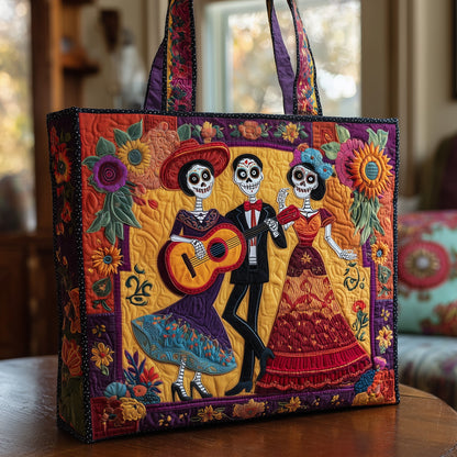 Dia De Los Muertos Quilted Tote Bag GFTONL5043