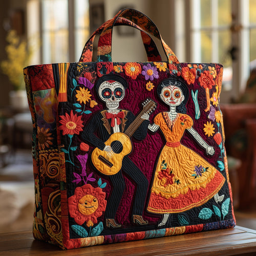 Dia De Los Muertos Quilted Tote Bag GFTONL5044