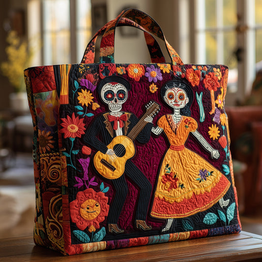 Dia De Los Muertos Quilted Tote Bag GFTONL5044