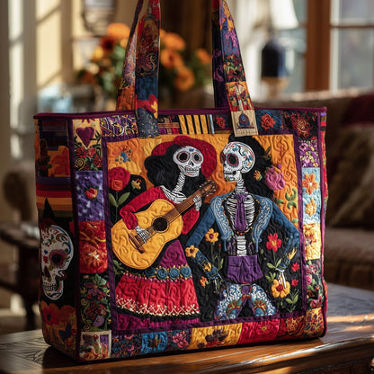 Dia De Los Muertos Quilted Tote Bag GFTONL5045