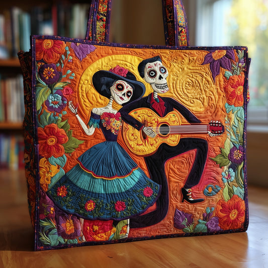 Day Of The Dead Quilted Tote Bag GFTONL5048