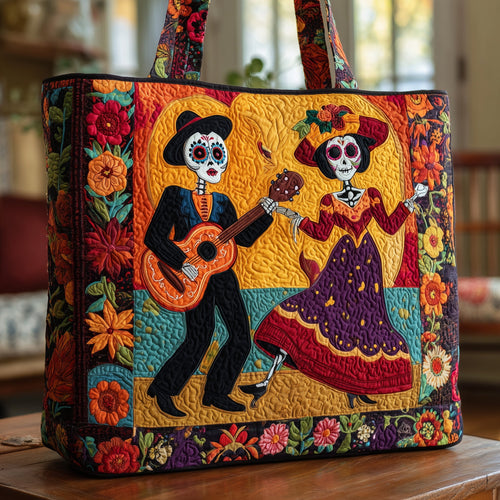 Day Of The Dead Quilted Tote Bag GFTONL5051