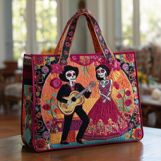 Day Of The Dead Quilted Tote Bag GFTONL5053