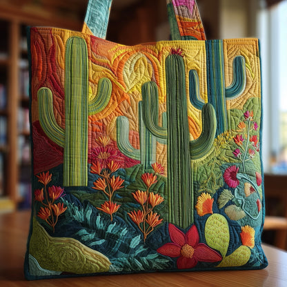 Cacti Garden Quilted Tote Bag GFTONL5073