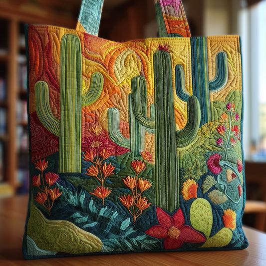 Cacti Garden Quilted Tote Bag GFTONL5073