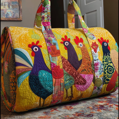 Sunshine Chicken Quilted Duffle Bag GFTONL5101