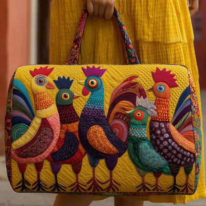 Sunshine Chicken Quilted Duffle Bag GFTONL5110