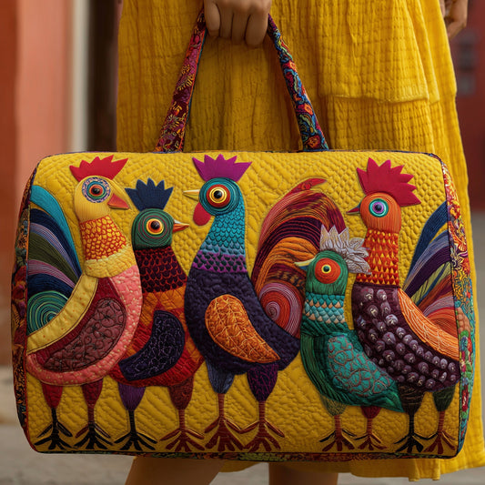 Sunshine Chicken Quilted Duffle Bag GFTONL5110