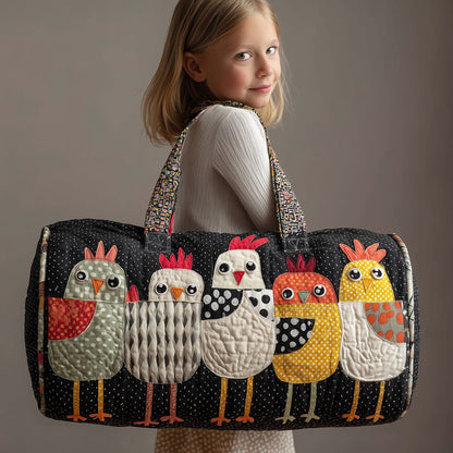 Funky Chicken Quilted Duffle Bag GFTONL5129