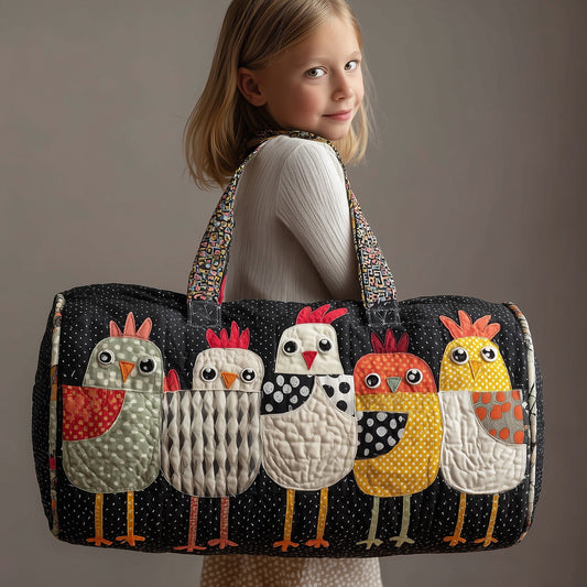 Funky Chicken Quilted Duffle Bag GFTONL5129